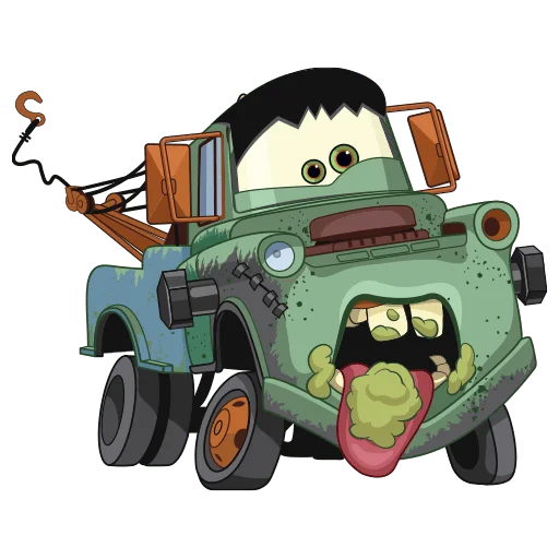 🤮 Стикер «Тачки Без Текста» для Telegram