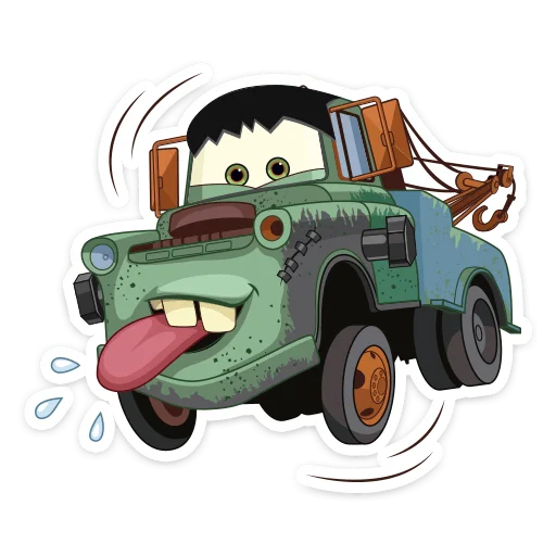 😛 Стикер «Тачки» для Telegram