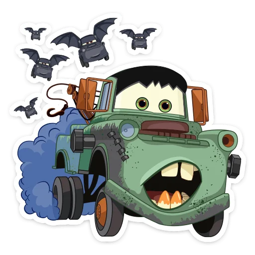 😨 Стикер «Тачки» для Telegram