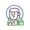 👩‍🚀 Эмодзи «Cartoon Characters» для Telegram