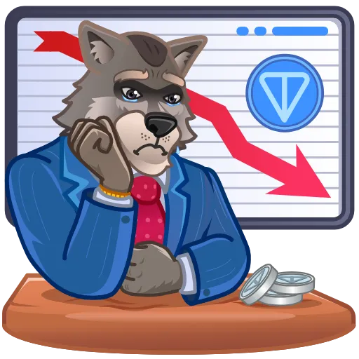 📉 Эмодзи «Wolfs» для Telegram