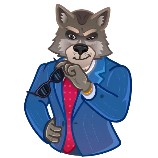 😏 Эмодзи «Wolfs» для Telegram