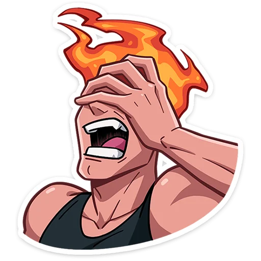 🤦‍♂ Стикер «Каспер» для Telegram