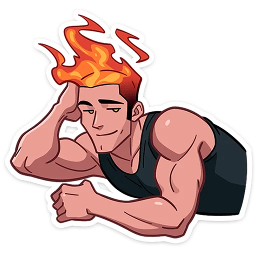 😈 Стикер «Каспер» для Telegram