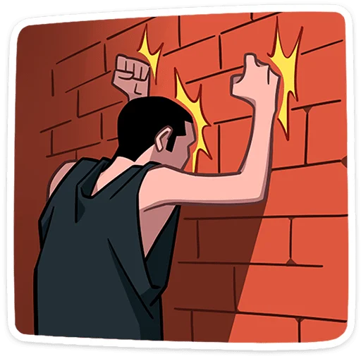 😖 Стикер «Каспер» для Telegram