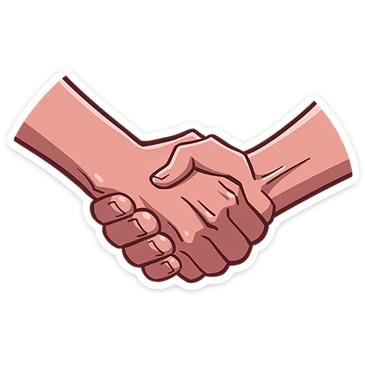 🤝 Стикер «Каспер» для Telegram
