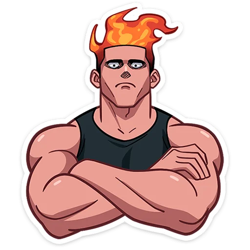 💪 Стикер «Каспер» для Telegram