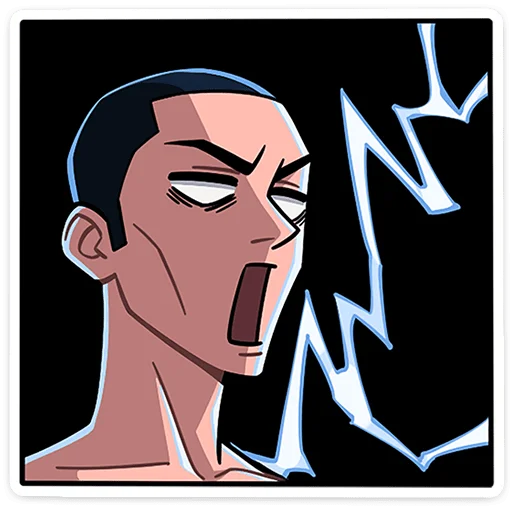 😠 Стикер «Каспер» для Telegram