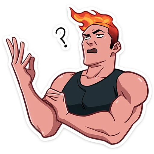 🤨 Стикер «Каспер» для Telegram