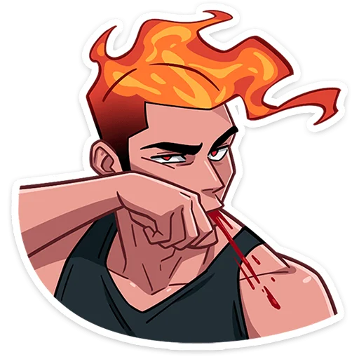 😤 Стикер «Каспер» для Telegram