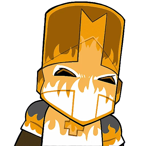 🥵 Стикер «CASTLE CRASHERS» для Telegram