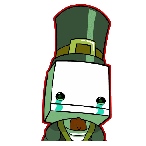🎩 Стикер «CASTLE CRASHERS» для Telegram