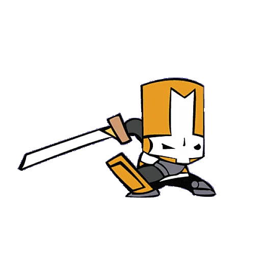 🤛 Стикер «CASTLE CRASHERS» для Telegram