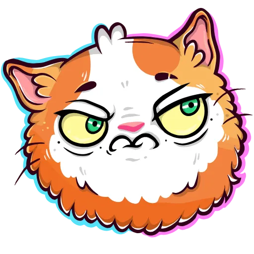 😒 Эмодзи «Кот Лекс» для Telegram