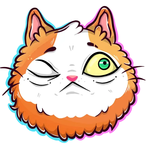 😉 Эмодзи «Кот Лекс» для Telegram