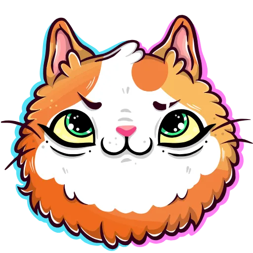 Эмодзи Кот Лекс для Telegram — скачать