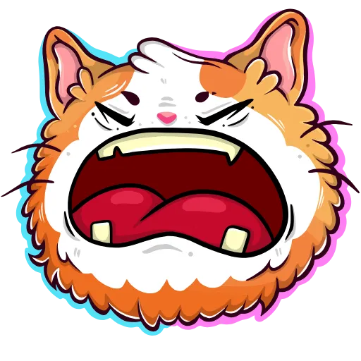 😨 Эмодзи «Кот Лекс» для Telegram