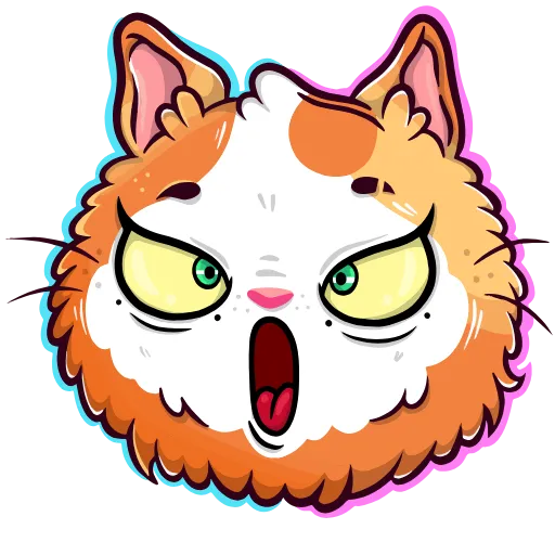 😮 Эмодзи «Кот Лекс» для Telegram