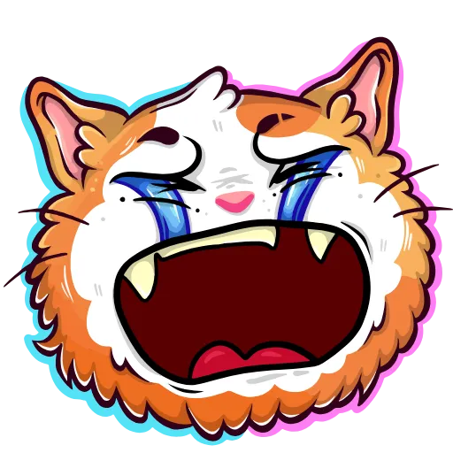 😭 Эмодзи «Кот Лекс» для Telegram