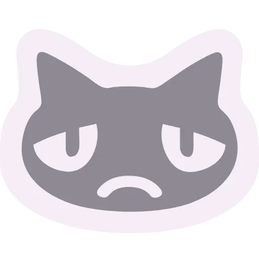 ☹️ Эмодзи «Cat» для Telegram