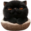 🥱 Эмодзи «Угрюмый кот» для Telegram