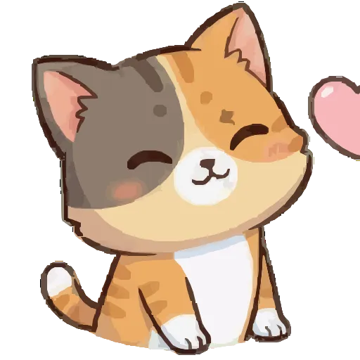 ❤️ Эмодзи «Котенок БоБ» для Telegram