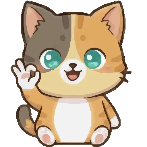 👌 Эмодзи «Котенок БоБ» для Telegram