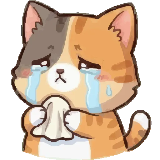 😭 Эмодзи «Котенок БоБ» для Telegram