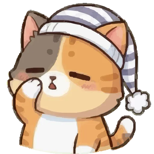 😴 Эмодзи «Котенок БоБ» для Telegram