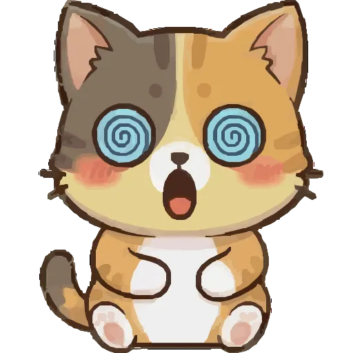 😵‍💫 Эмодзи «Котенок БоБ» для Telegram
