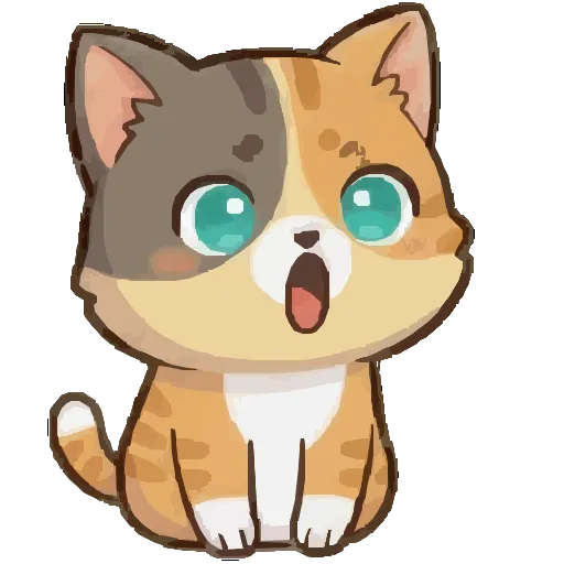 😱 Эмодзи «Котенок БоБ» для Telegram