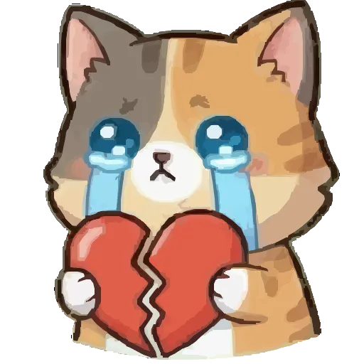 💔 Эмодзи «Котенок БоБ» для Telegram