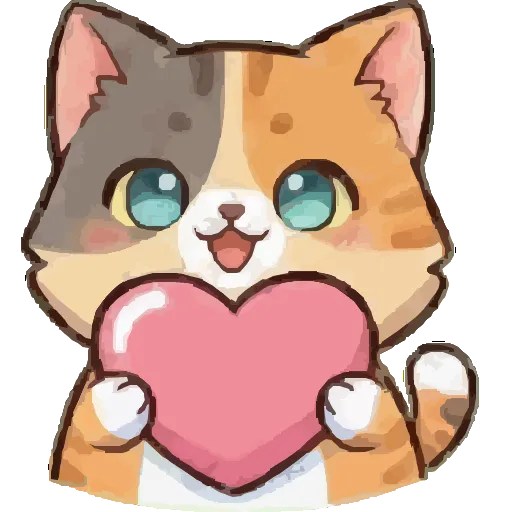 Эмодзи Котенок БоБ для Telegram — скачать