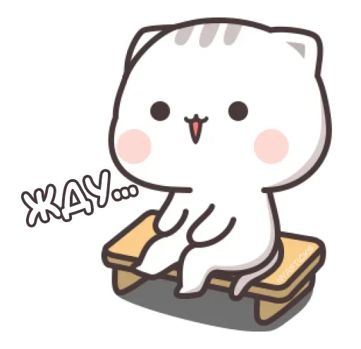 Стикерпак Котэ-тян для Telegram — скачать