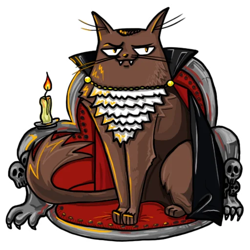 Стикерпак Cat_draculaa_ для Telegram — скачать