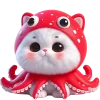 ☺️ Эмодзи «Кот кальмар» для Telegram
