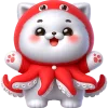 🤗 Эмодзи «Кот кальмар» для Telegram