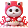 🥗 Эмодзи «Кот кальмар» для Telegram