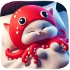 😴 Эмодзи «Кот кальмар» для Telegram