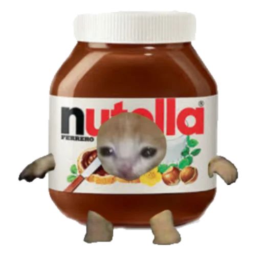 🍫 Стикер «Типо коты еда» для Telegram