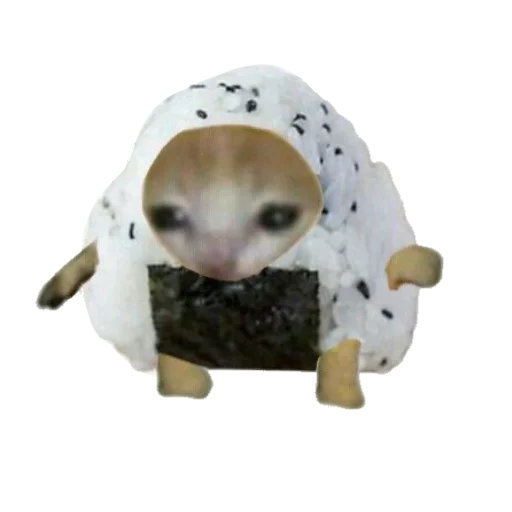 🍙 Стикер «Типо коты еда» для Telegram