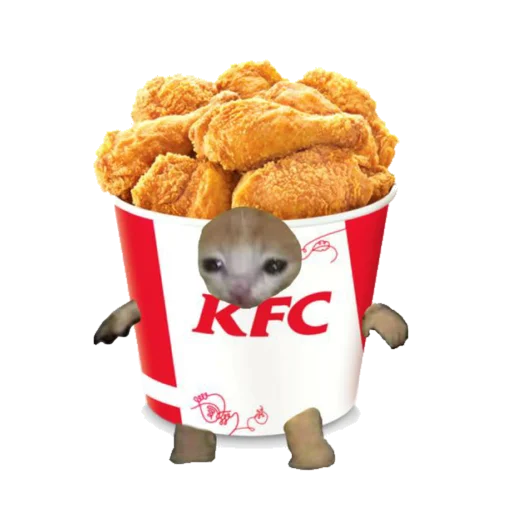 🍗 Стикер «Типо коты еда» для Telegram