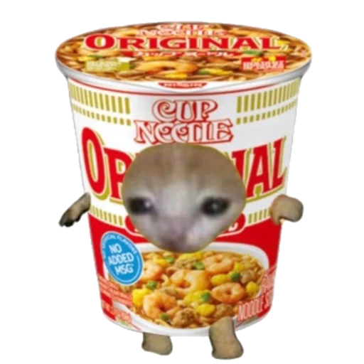 🍜 Стикер «Типо коты еда» для Telegram