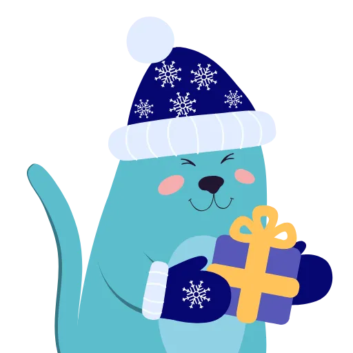 🎄 Стикер «МЭШик» для Telegram