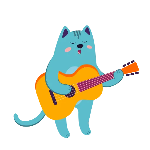 🎸 Стикер «МЭШик» для Telegram