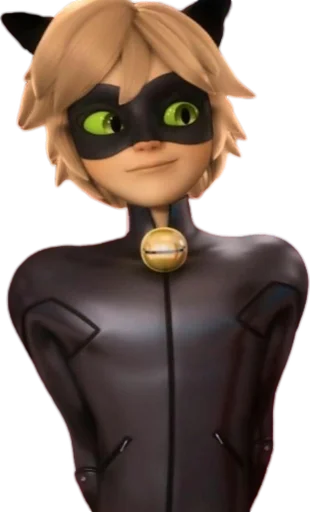 😺 Стикер «Cat Noir - Miraculous» для Telegram
