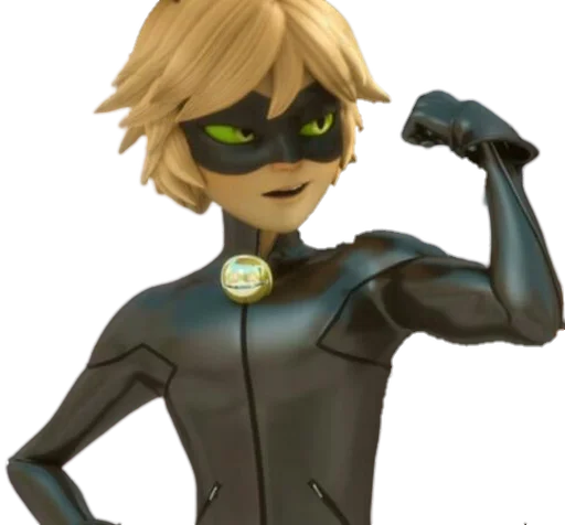 😺 Стикер «Cat Noir - Miraculous» для Telegram