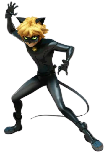 😺 Стикер «Cat Noir - Miraculous» для Telegram