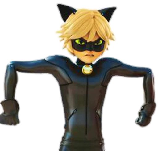 😺 Стикер «Cat Noir - Miraculous» для Telegram