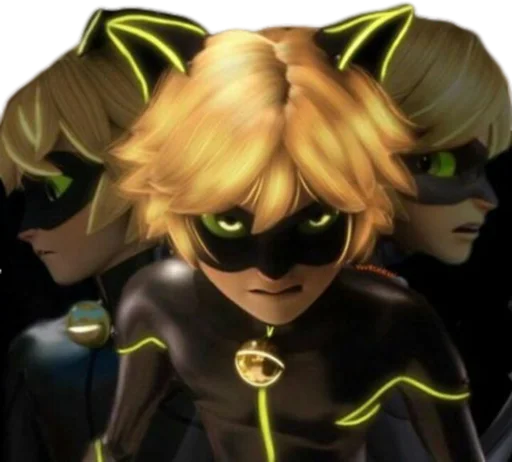 😺 Стикер «Cat Noir - Miraculous» для Telegram